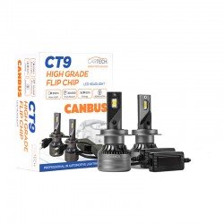 CARTECH ΖΕΥΓΟΣ LED CT9 H7 SHORT WITH CANBUS 60W WHITE 6500K CARTECH ΖΕΥΓΟΣ LED CT9 H7 SHORT WITH CANBUS 60W WHITE 6500K