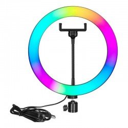 ΕΠΑΓΓΕΛΜΑΤΙΚΟ ΦΩΤΙΣΤΙΚΟ ANDOWL LED RGB ΔΑΧΤΥΛΙΔΙ 33CM DIMMER ΚΑΙ ΕΠΙΤΡΑΠΕΖΙΟ ΤΡΙΠΟΔΟ – USB LED RGB RING LIGHT Q-MG33 ΕΠΑΓΓΕΛΜΑΤΙΚΟ ΦΩΤΙΣΤΙΚΟ ANDOWL LED RGB ΔΑΧΤΥΛΙΔΙ 33CM DIMMER ΚΑΙ ΕΠΙΤΡΑΠΕΖΙΟ ΤΡΙΠΟΔΟ – USB LED RGB RING LIGHT Q-MG33