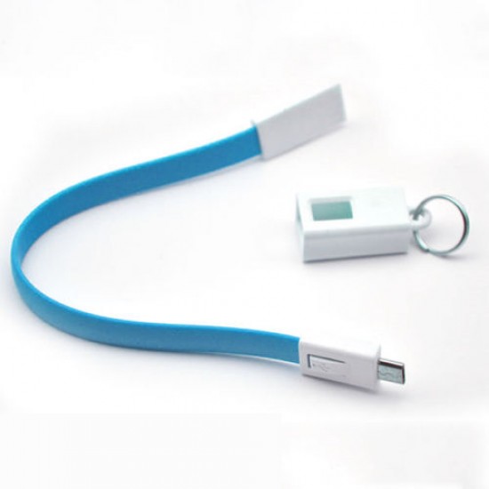 Mπρελόκ καλώδιο φόρτισης και δεδομένων micro USB 20cm