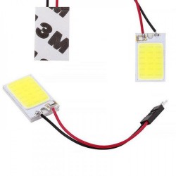 LED Λαμπτήρας εσωτερικού αυτοκινήτου 12V 24 COB LED LED Λαμπτήρας εσωτερικού αυτοκινήτου 12V 24 COB LED
