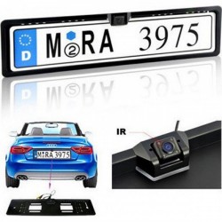 Κάμερα Οπισθοπορείας Σε Πλαίσιο Πινακίδας Κάμερα Οπισθοπορείας Σε Πλαίσιο Πινακίδας