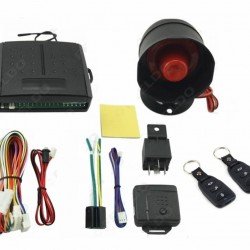 Σύστημα Συναγερμού Αυτοκινήτου με Σειρήνα, Αντικραδασμικό & Κεντρικό Κλείδωμα με 2 τηλεχειριστήρια Σύστημα Συναγερμού Αυτοκινήτου με Σειρήνα, Αντικραδασμικό & Κεντρικό Κλείδωμα με 2 τηλεχειριστήρια