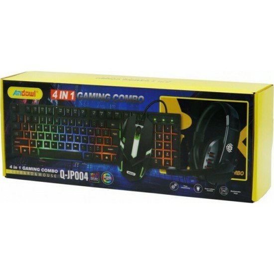 ΣΕΤ ΓΙΑ GAMING LED RGB ANDOWL Q-JP004