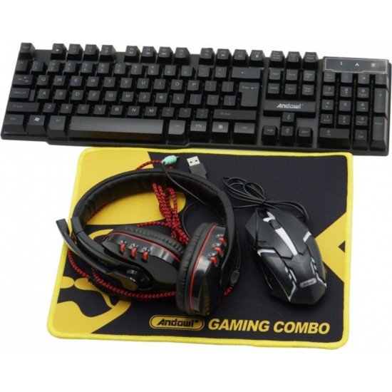 ΣΕΤ ΓΙΑ GAMING LED RGB ANDOWL Q-JP004