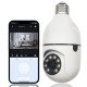 Πανοραμική Wifi IP Κάμερα-Λάμπα E27 2MP HD Με Αισθητήρα Κίνησης & Night Vision