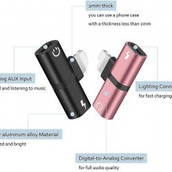 ΠΡΟΣΑΡΜΟΓΕΑΣ ΥΠΟΔΟΧΗΣ ΑΚΟΥΣΤΙΚΩΝ AK47 M-417 LIGHTNING ΣΕ TYPE-C ΚΑΙ 3.5MM