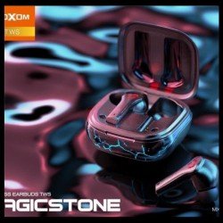 MOXOM TWS MAGICSTONE BLUETOOTH ΑΚΟΥΣΤΙΚΑ ΑΣΥΡΜΑΤΑ MX-TW13  MOXOM TWS MAGICSTONE BLUETOOTH ΑΚΟΥΣΤΙΚΑ ΑΣΥΡΜΑΤΑ MX-TW13