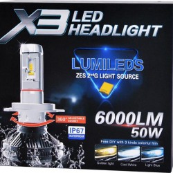 LED AYTOKINHTOY X3 9005 50W LED AYTOKINHTOY X3 9005 50W