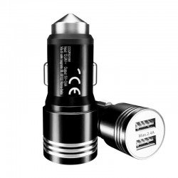 Φορτιστής Αναπτήρα Αυτοκινήτου Με 2 Θύρες Usb 2.4A/1A 12/24V Φορτιστής Αναπτήρα Αυτοκινήτου Με 2 Θύρες Usb 2.4A/1A 12/24V