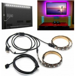 Αδιάβροχη Ταινία Led RGB 5050smd, 2x50cm Usb για TV Αδιάβροχη Ταινία Led RGB 5050smd, 2x50cm Usb για TV