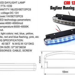 Προβολάκια LED – Φώτα Ημέρας Αυτοκινήτου Σετ 2τμχ Car Daytime Προβολάκια LED – Φώτα Ημέρας Αυτοκινήτου Σετ 2τμχ Car Daytime