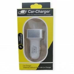 Φορτιστής Αυτοκινήτου DC 12-24V με 3 Εξόδους USB DC 5V Max 2.1A 