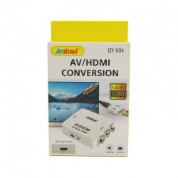 ΜΕΤΑΤΡΟΠΕΑΣ AV ΣΕ HDMI ANDOWL QY-V04 ΜΕΤΑΤΡΟΠΕΑΣ AV ΣΕ HDMI ANDOWL QY-V04