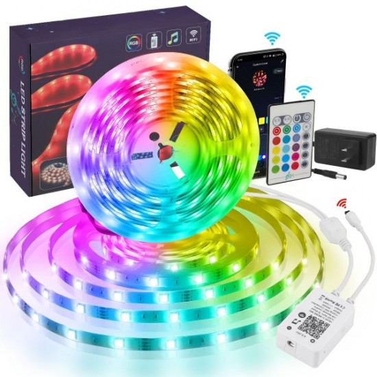 ΤΑΙΝΙΑ LED RGB 5M Music Light Strip WiFi APP Control