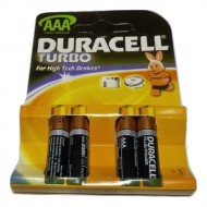 DURACELL TURBO ΑΛΚΑΛΙΚΕΣ ΜΠΑΤΑΡΙΕΣ AAΑ 1.5V 4τμχ