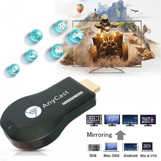 Anycast M4 Plus ασύρματη σύνδεση κινητού με TV HDMI