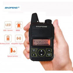 Baofeng T1 μινι Φορητός Επαγγελματικός ασύρματος UHF για ερασιτεχνική ή επαγγελματική χρήση (1 ΤΜΧ)