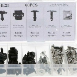 ΠΛΑΣΤΙΚΑ ΚΑΙ ΜΕΤΑΛΛΙΚΑ ΚΟΥΜΠΩΜΑΤΑ ΚΛΙΠΣ 60 ΤΕΜΑΧΙΑ ΓΙΑ VW, AUDI