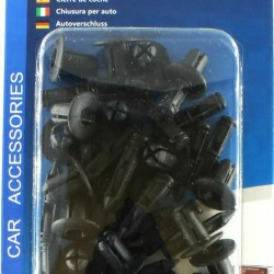 Πλαστικά κουμπώματα για το αυτοκίνητο μαύρα ΟΕΜ (20ΤΜΧ)