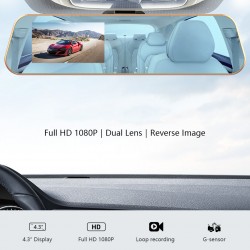 ΚΑΘΡΕΥΠΤΗΣ ΑΥΤΟΚΙΝΗΤΟΥ - 4.3' TFT/LCD DVR MIRROR MONITOR ΚΑΘΡΕΥΠΤΗΣ ΑΥΤΟΚΙΝΗΤΟΥ - 4.3' TFT/LCD DVR MIRROR MONITOR