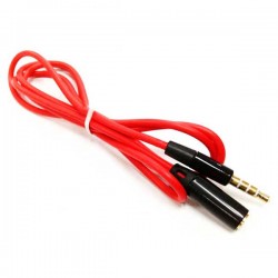 Καλώδιο προέκτασης Handsfree 3.5mm Αρσενικό σε Θηλυκό Gold Plated 1m TRRS από TPE Καλώδιο προέκτασης Handsfree 3.5mm Αρσενικό σε Θηλυκό Gold Plated 1m TRRS από TPE