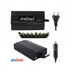 ΤΡΟΦΟΔΟΤΙΚΌ ΓΙΑ ΛΑΠΤΟΠ ΟΙΚΙΑΚΌ-ΑΥΤΟΚΊΝΗΤΟΥ 120W+USB Q-A23 ANDOWL ΤΡΟΦΟΔΟΤΙΚΌ ΓΙΑ ΛΑΠΤΟΠ ΟΙΚΙΑΚΌ-ΑΥΤΟΚΊΝΗΤΟΥ 120W+USB Q-A23 ANDOWL