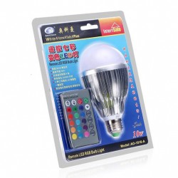 ΛΑΜΠΤΗΡΑΣ LED RGB 10W AO-1810-A ΜΕ ΤΗΛΕΧΕΙΡΙΣΤΗΡΙΟ ΛΑΜΠΤΗΡΑΣ LED RGB 10W AO-1810-A ΜΕ ΤΗΛΕΧΕΙΡΙΣΤΗΡΙΟ