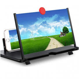 3D Επιτραπέζιος Πλαστικός Μεγεθυντικός Φακός Κινητού Τηλεφώνου 12 Ιντσών 