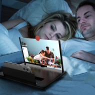 3D Επιτραπέζιος Πλαστικός Μεγεθυντικός Φακός Κινητού Τηλεφώνου 12 Ιντσών 