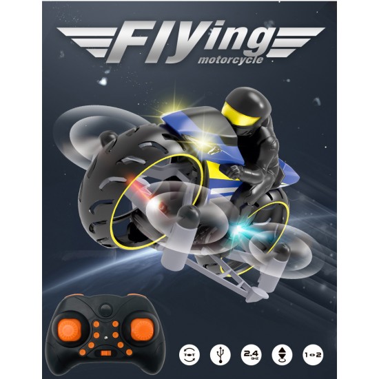 Μίνι μοτοσικλέτα 2.4G Remote Flying Mone Done With Led Light Air/Landing Mode Dual Mode Headless Mode RC Quadcopter