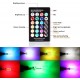 LED RGB ψείρες αυτοκινήτου Τ10 με τηλεχειριστήριο