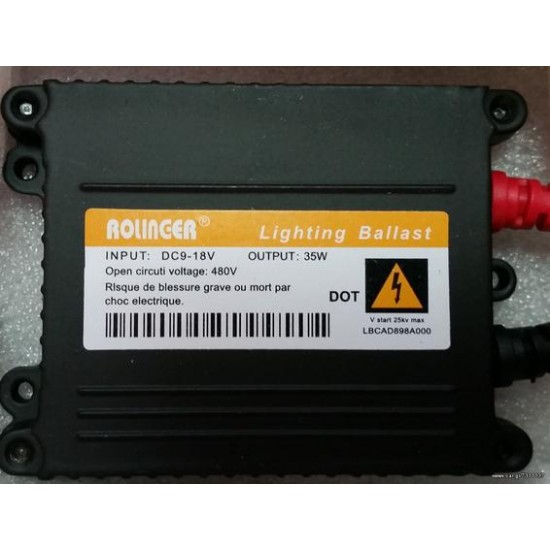 Rolinger Ανταλλακτικό Ballast Slim για Xenon 35W