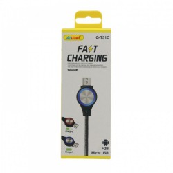ΓΡΗΓΟΡΟΣ ΦΟΡΤΙΣΤΗΣ ANDOWL ΜΕ Micro USB AN-Q-T51C ΓΡΗΓΟΡΟΣ ΦΟΡΤΙΣΤΗΣ ANDOWL ΜΕ Micro USB AN-Q-T51C