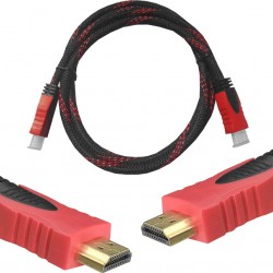 Καλώδιο HDMI Αρσενικό σε HDMI Αρσενικό 1.5m Gold plated version 1.4 Καλώδιο HDMI Αρσενικό σε HDMI Αρσενικό 1.5m Gold plated version 1.4