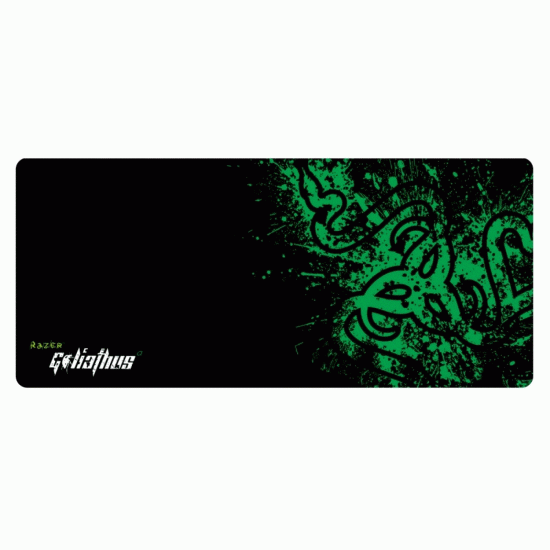 Αντιολισθητικό gaming mousepad μαύρο-πράσινο Goliathus