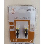  LED T10 can bus 12 led w5w  6000k  12V