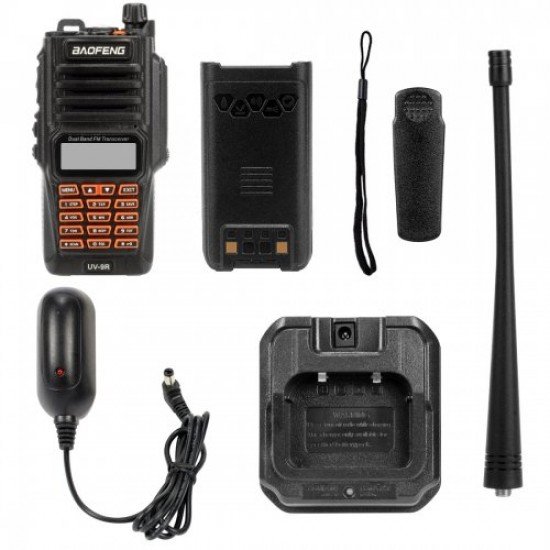 baofeng uv-9r Φορητός dual band πομποδέκτης VHF/UHF 5.8W