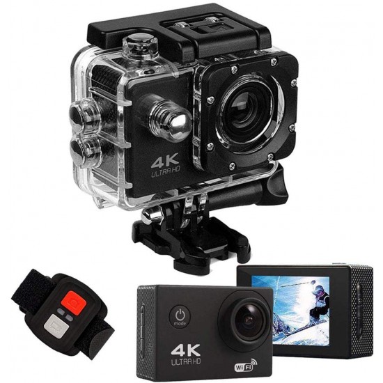 ACTION CAMERA ULTRA HD 4K WIFI WATERPROOF H9 OEM BLACK