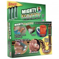 Mighty Putty κόλλα σε μορφή πλαστελίνης για επισκευές παντός τύπου 3 φιαλίδια