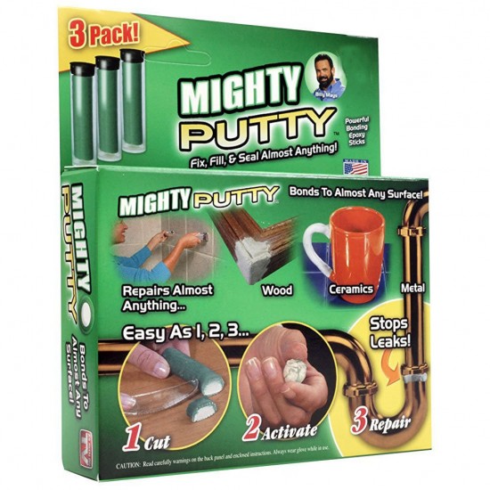 Mighty Putty κόλλα σε μορφή πλαστελίνης για επισκευές παντός τύπου